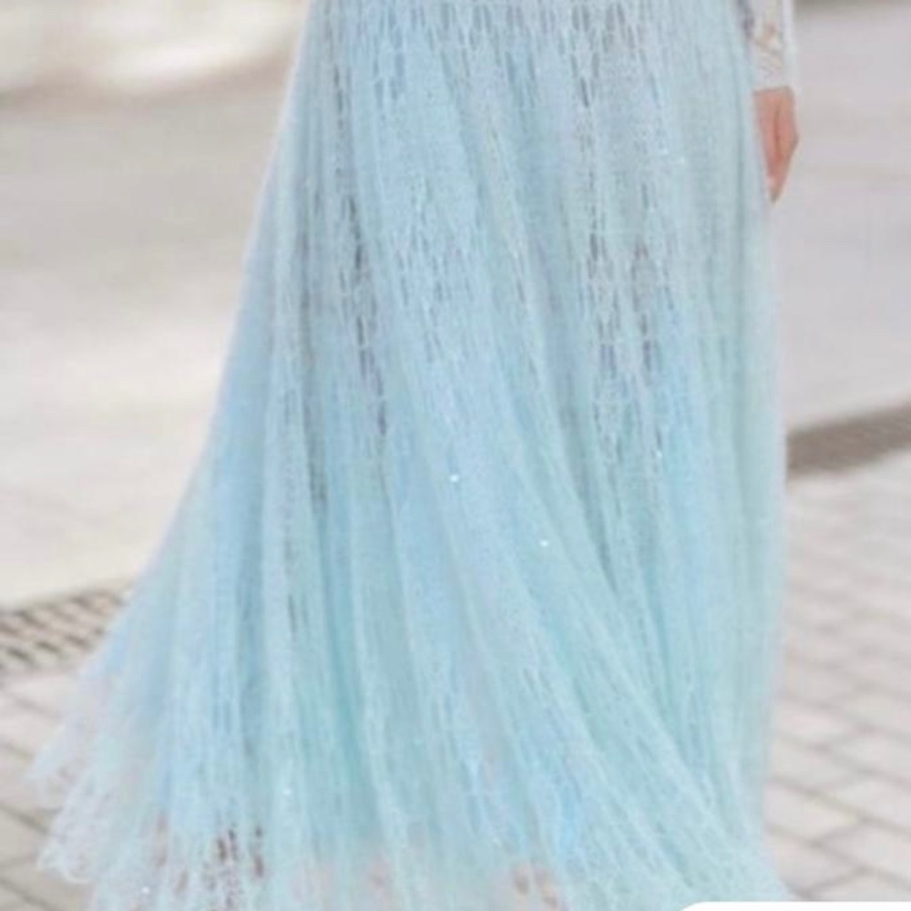 ONE OF A KIND HAND MADE KNITTED SILK MOHAIR DRESS - Picture 4 of 12